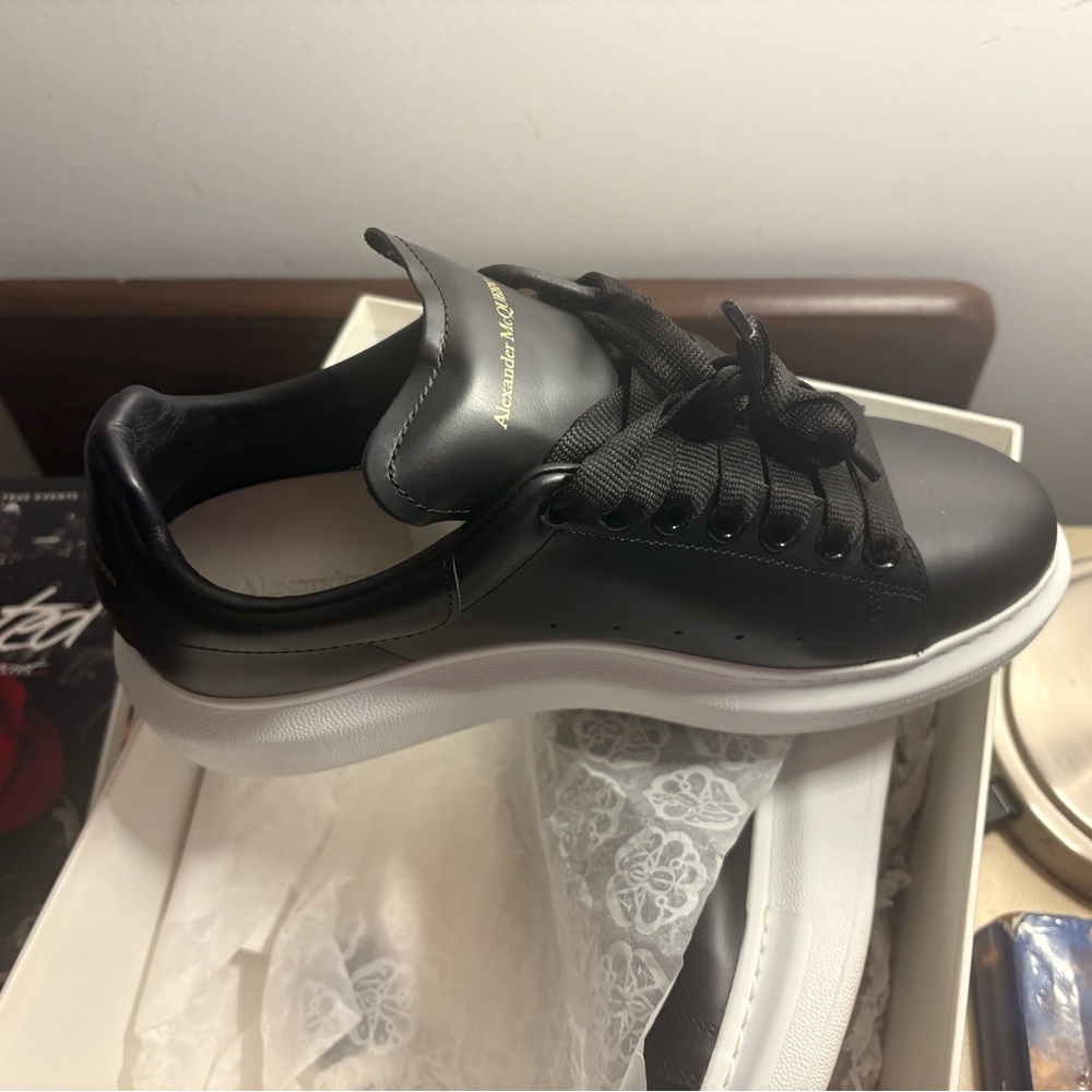 Alexander McQueen Black Womans Sneakers
